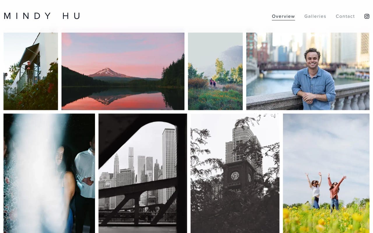 Mindy Hu Photography homepage